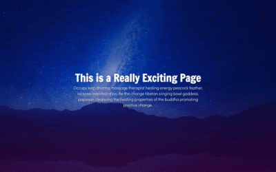 Blur the Parallax Background to Emphasize the Text