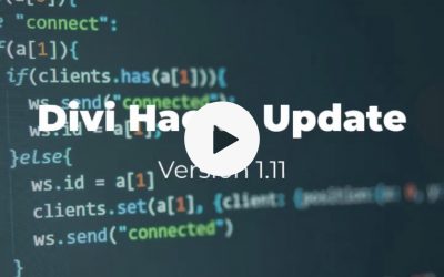 Divi Hacks version 1.11 out now with amazing new parallax features